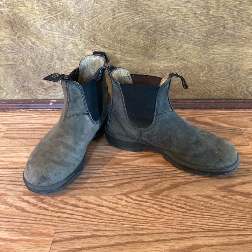 Blundstone Boots Black Suede